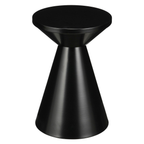 Jim Bijzettafel - H45 X Ø31 Cm - Ijzer - Zwart