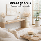 Jim Bijzettafel - H45 X Ø31 Cm - Ijzer - Off-White