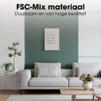 Wanddecoratie Off White Fsc Mix