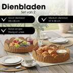 Eleta Dienblad Rond Set Van 2
