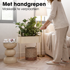 Moritz Bloempot Op Standaard Beige