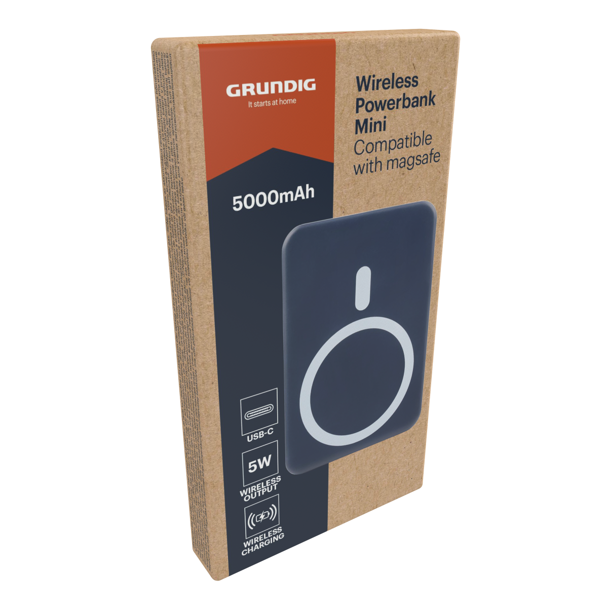 Powerbank Wireless Mini 5000Mah