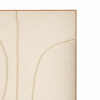 Wanddecoratie Beige Fsc 100%