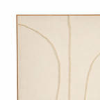 Wanddecoratie Beige Fsc 100%