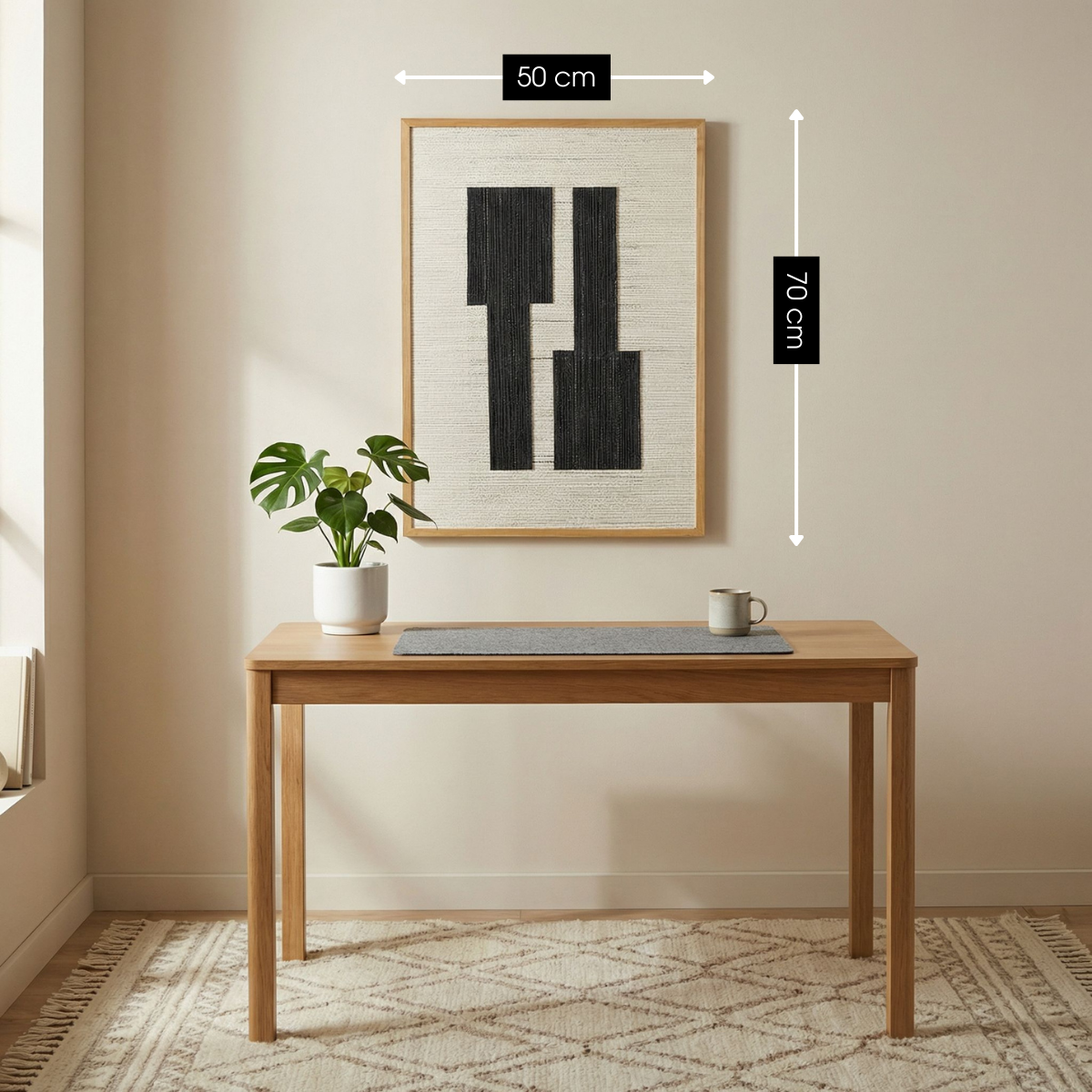 Wanddecoratie Zwart Fsc 100%