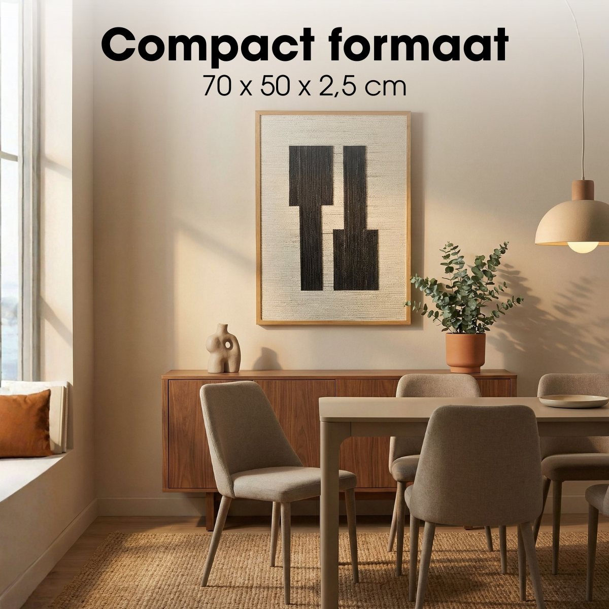 Wanddecoratie Zwart Fsc 100%