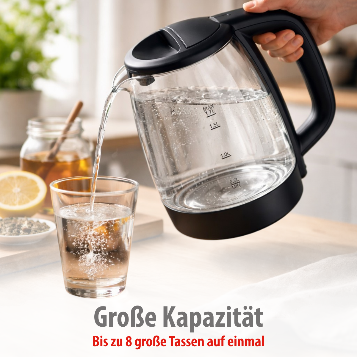 Glass Kettle 1,7L
