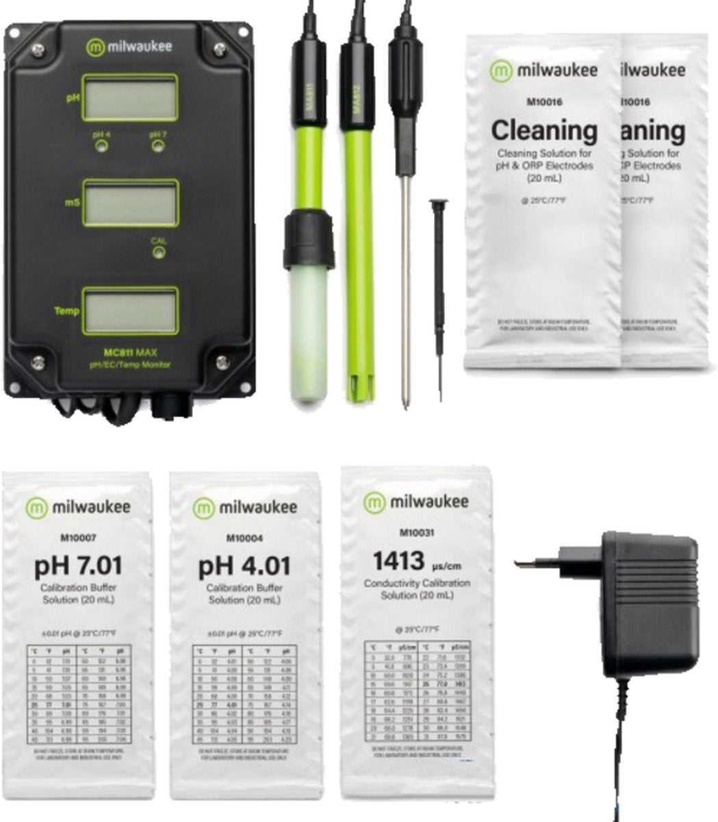 MC811 MAX 3-IN-1 COMBI MONITOR (pH/EC/TEMPERATUUR)
