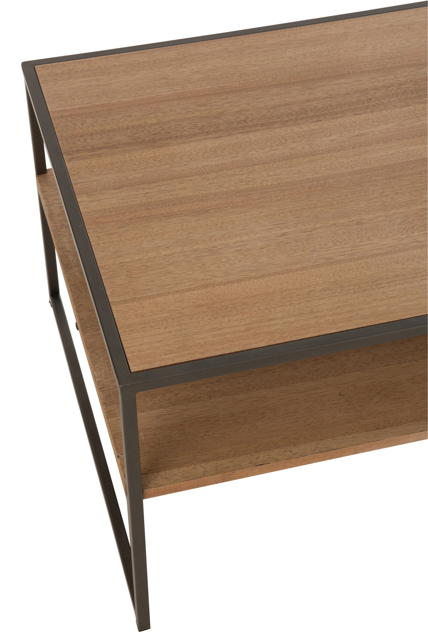 J-LINE TV-MEUBEL 1 LADE HOUT/METAAL NATUREL - Tuincentrum Lopik