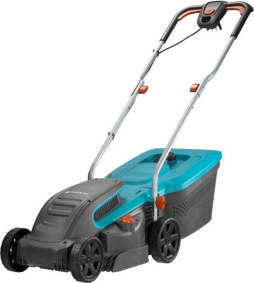  POWERMAX 32 ELEKTRISCHE GRASMAAIER 32 CM 1200 WATT INCLUSIEF GRATIS ONKRUIDSTEKER