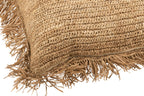 Kussen Vierkant Raffia Natuurlijk Groot - Tuincentrum Lopik