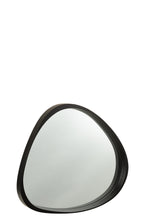J-LINE SPIEGEL GILES MDF/GLAS ZWART KLEIN - Tuincentrum Lopik