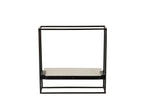 J-LINE WANDREK 1 PLANK IJZER/MARMER ZWART/WIT KLEIN - Tuincentrum Lopik