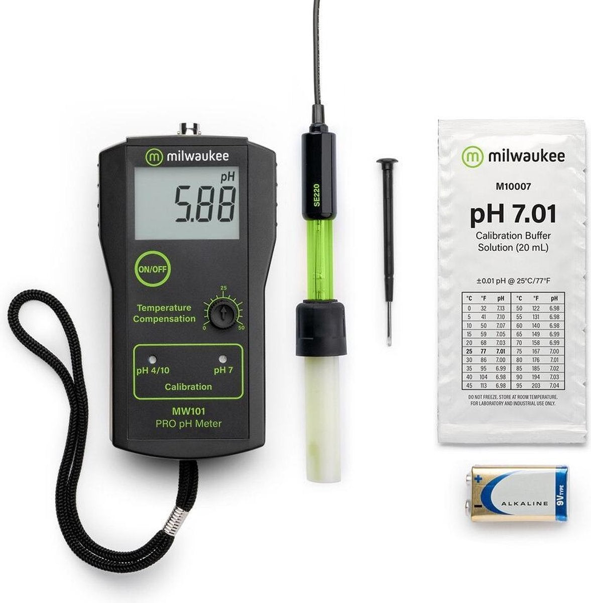 MW101 AARDE PH TESTER