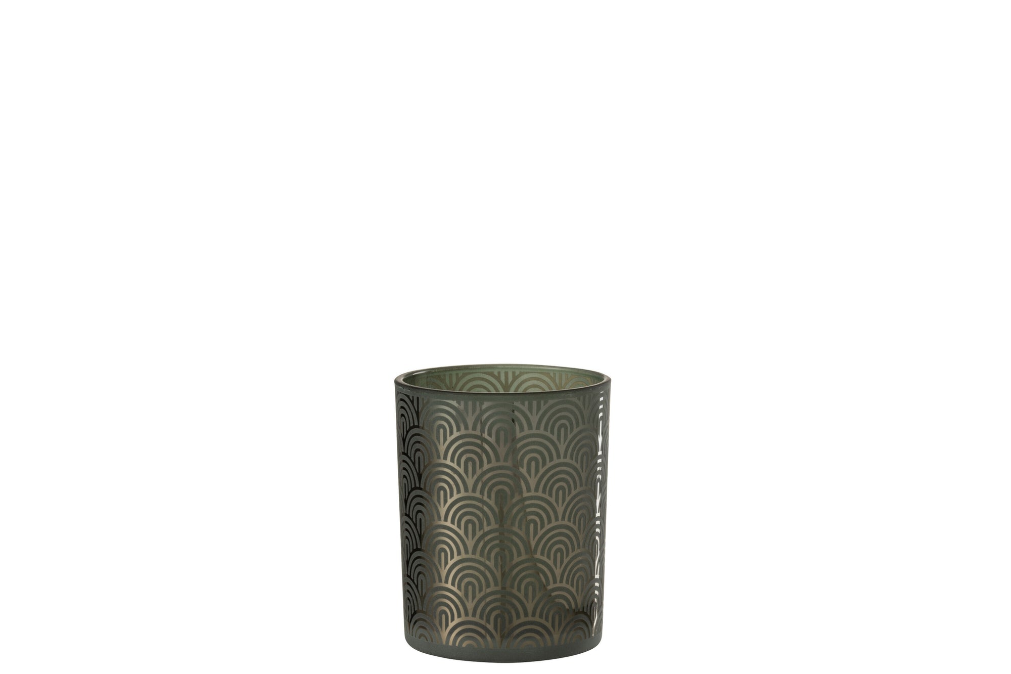 J-LINE WINDLICHT ARC GLAS GROEN MEDIUM - Tuincentrum Lopik