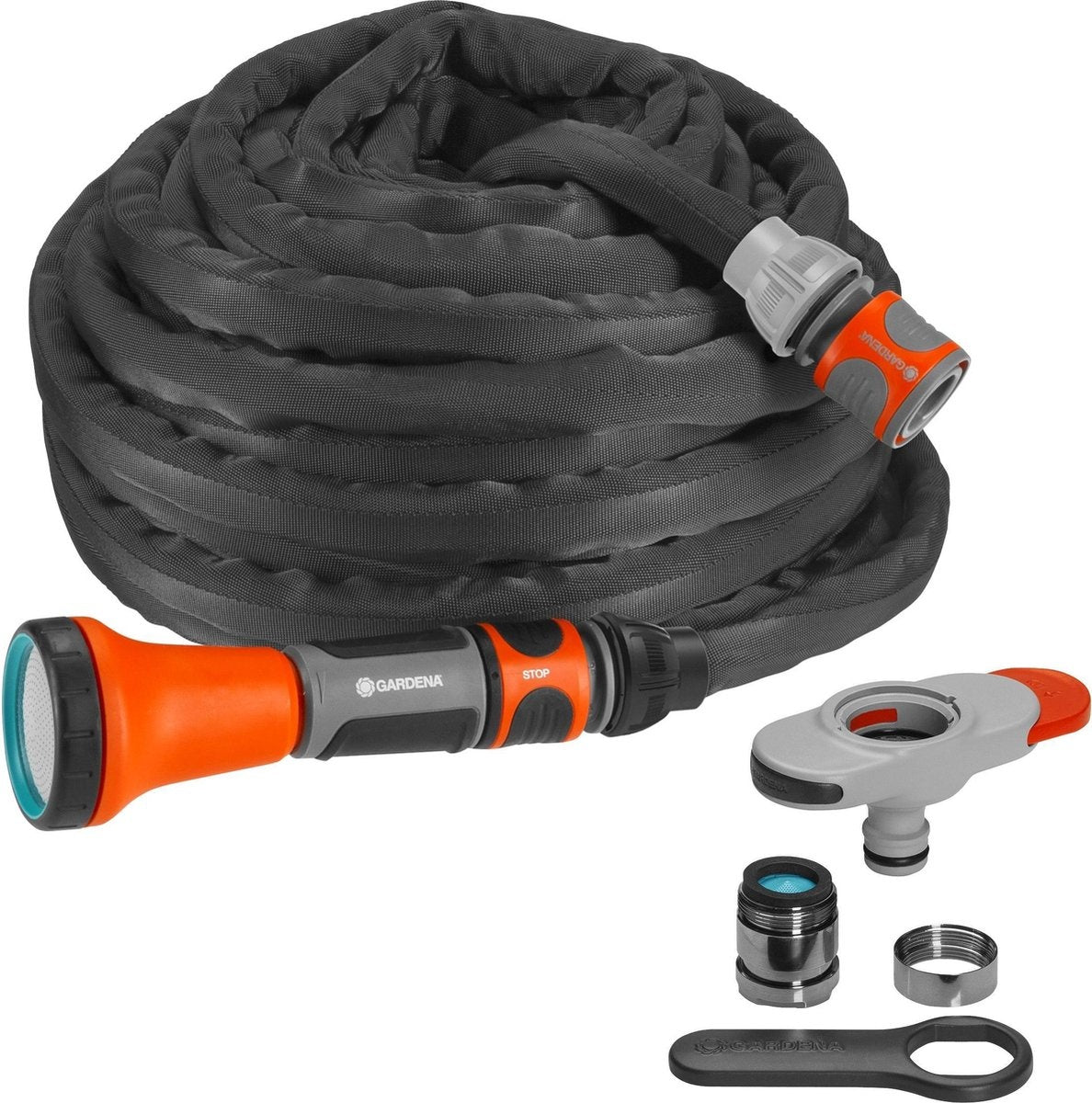 TEXTIELSLANG LIANO 10 METER SET MET BINNENKRAAN ADAPTER