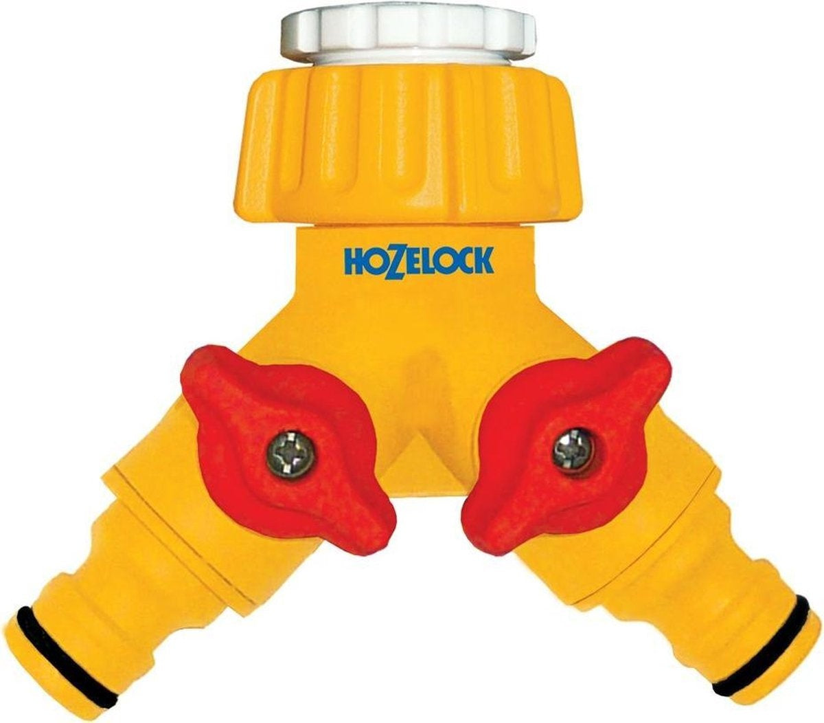 DUBBELE KRAANAANSLUITING 3/4" EN 1/2"