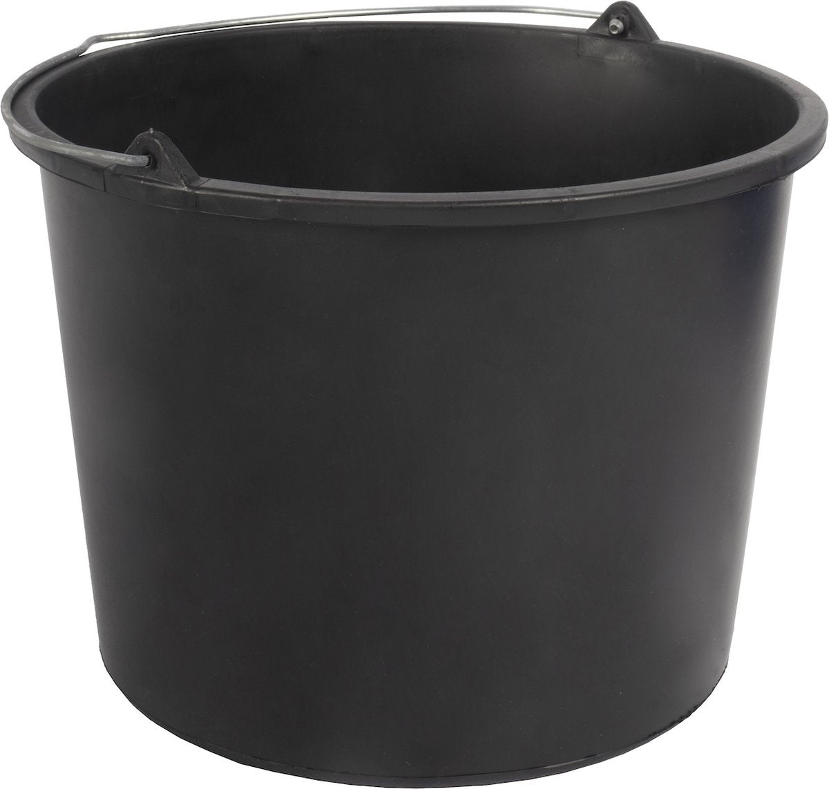 KUNSTSTOF BOUWEMMER 12 LITER ZWART