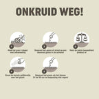  ONKRUID WEG! 2400 GRAM 120M²