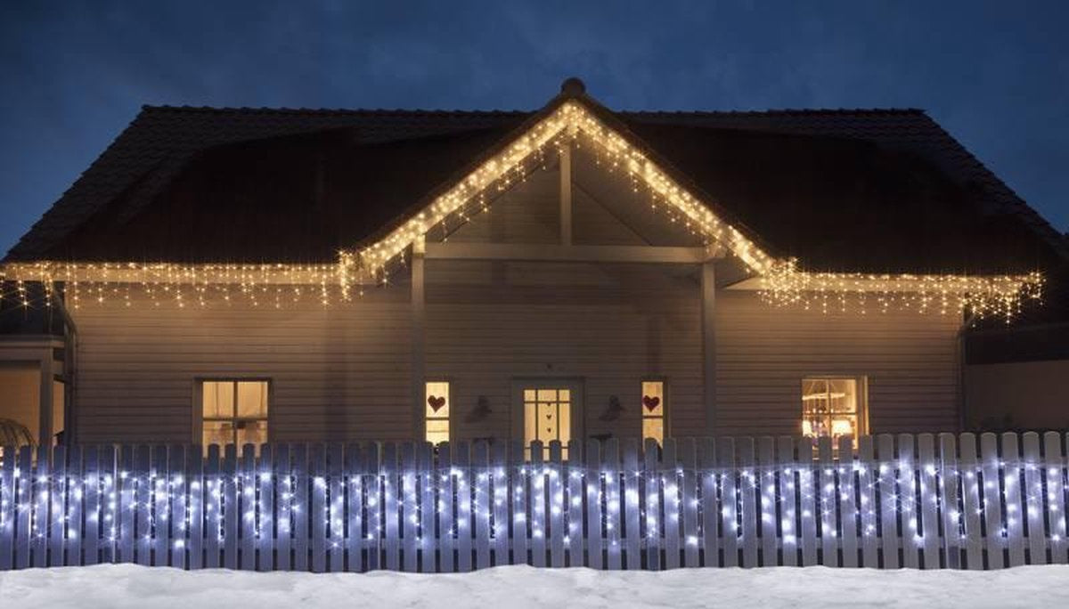  LED Ijspegel Kerstverlichting 24 meter - Warm wit - 960 LEDs  