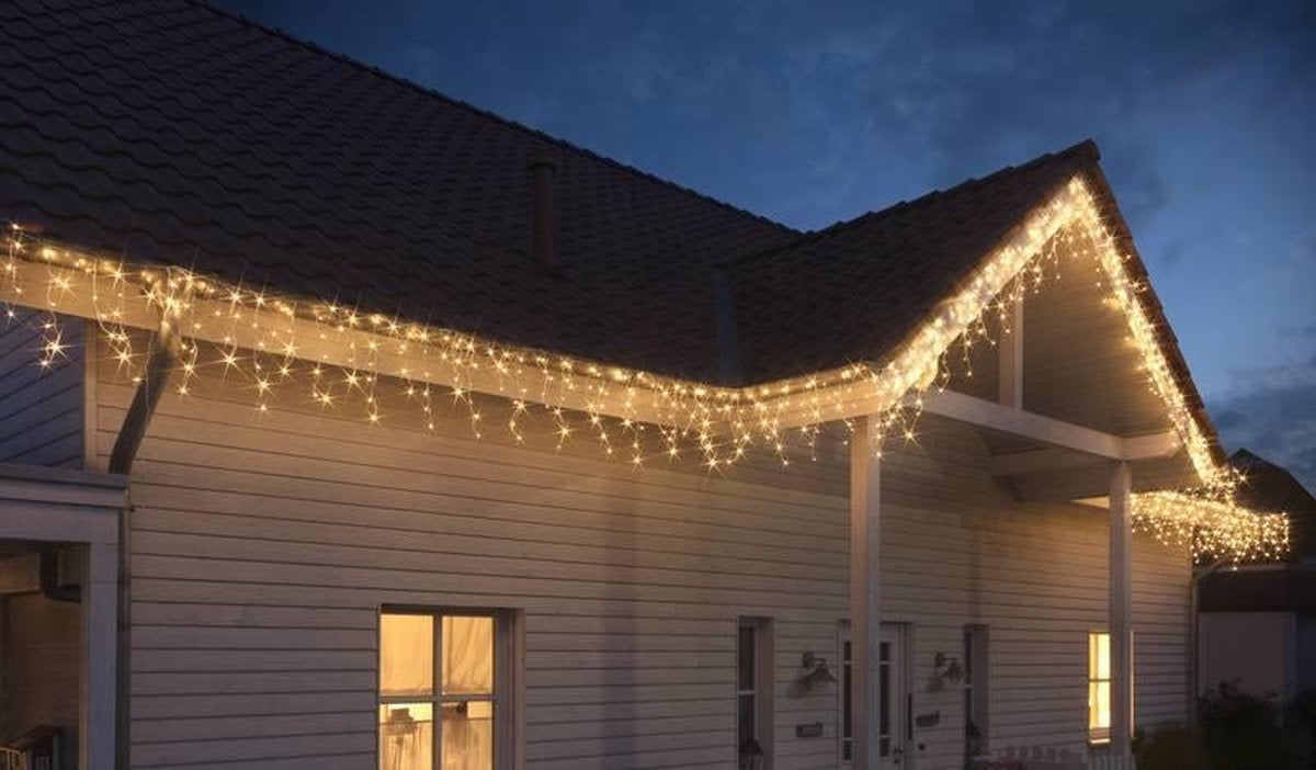  LED Ijspegel Kerstverlichting 24 meter - Warm wit - 960 LEDs  