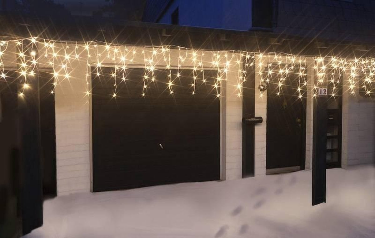  LED Ijspegel Kerstverlichting 6 meter - Warm wit - 240 LEDs