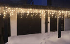  LED Ijspegel Kerstverlichting 12 meter - Warm wit - 480 LEDs 