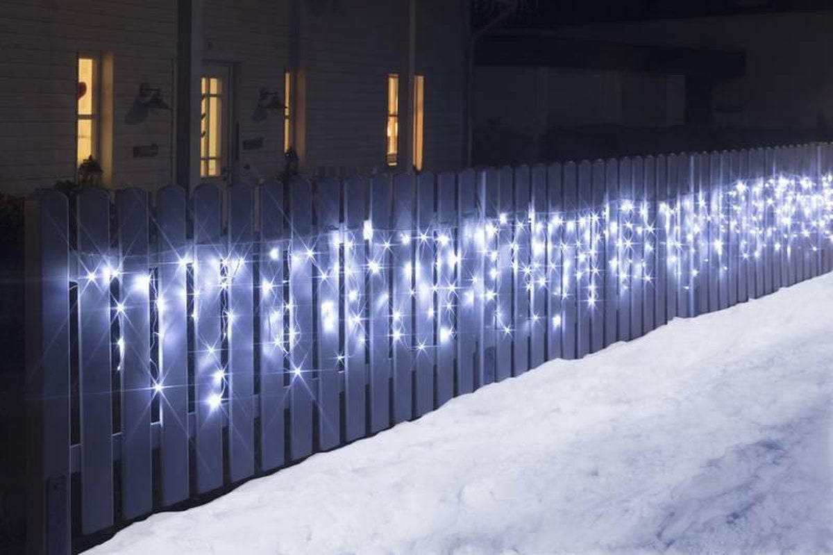  LED Ijspegel Kerstverlichting 6 meter - Warm wit - 240 LEDs