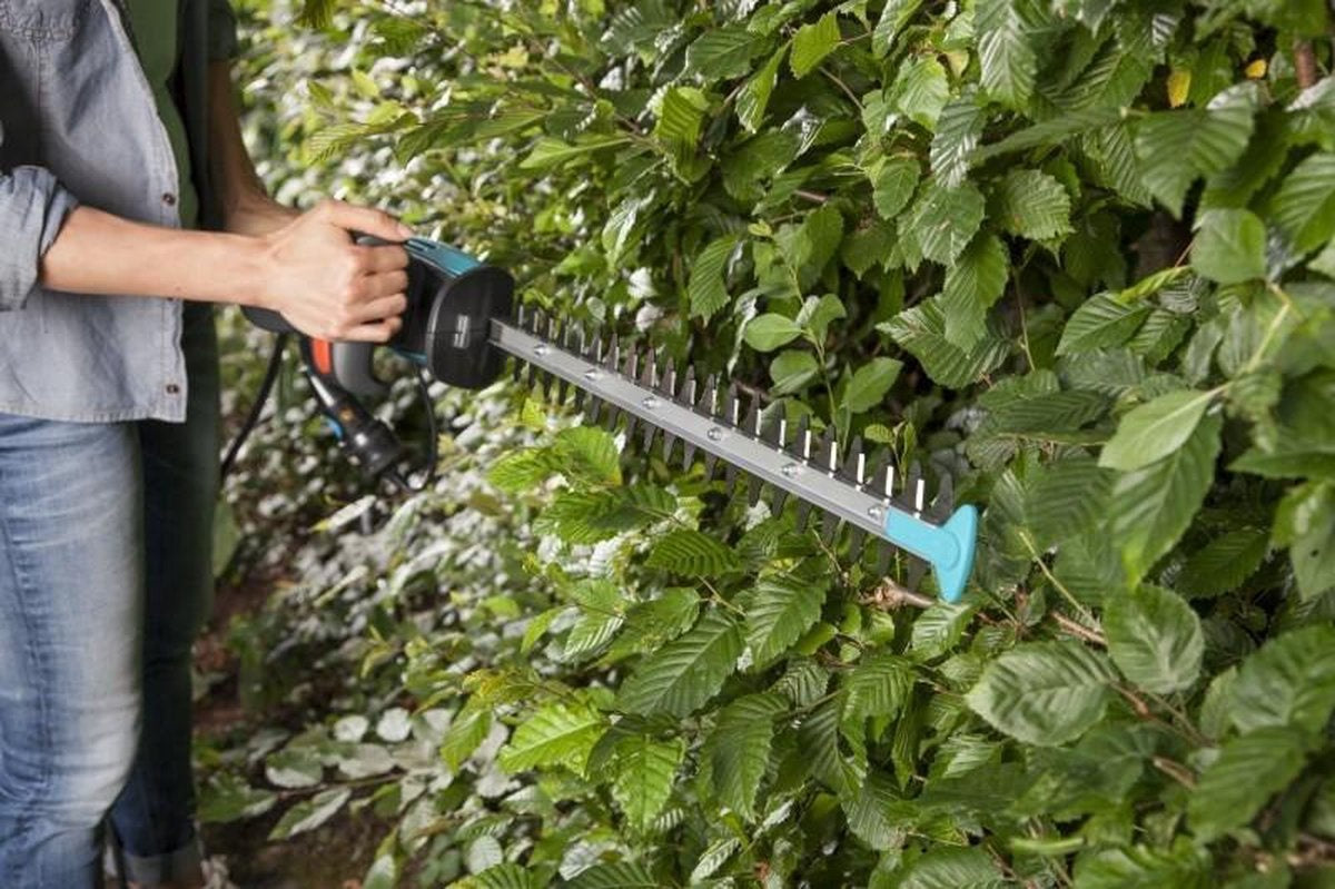  ELEKTRISCHE HEGGENSCHAAR 420W EASYCUT 420/45 +GRATIS PLANT EN BODEM HANDSCHOENEN