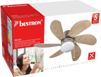 DC30T PLAFONDVENTILATOR MET VERLICHTING 75 CM WIT / HOUT 50 WATT