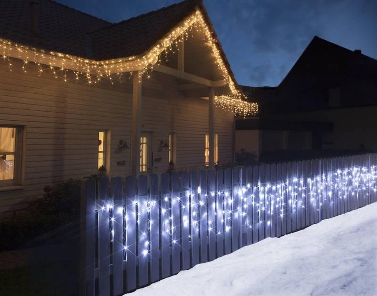 LED Ijspegel Kerstverlichting 6 meter - Warm wit - 240 LEDs