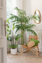 J-LINE KUNSTPLANT BAMBOO PALM IN POT GROEN/ZWART SMALL H170XB110CM - Tuincentrum Lopik
