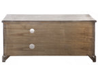 J-LINE TV-MEUBEL MET 2 MANDEN EN 2 PLANKEN PAULOWNIAHOUT NATUREL - Tuincentrum Lopik