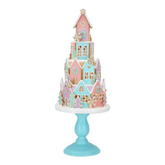 Cake house on metal base poly