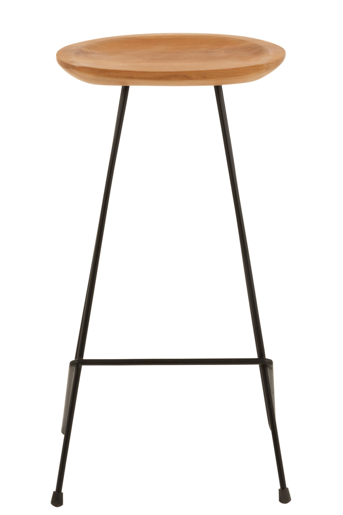 J-LINE BARKRUK TEAKHOUT/IJZER NATUREL - Tuincentrum Lopik