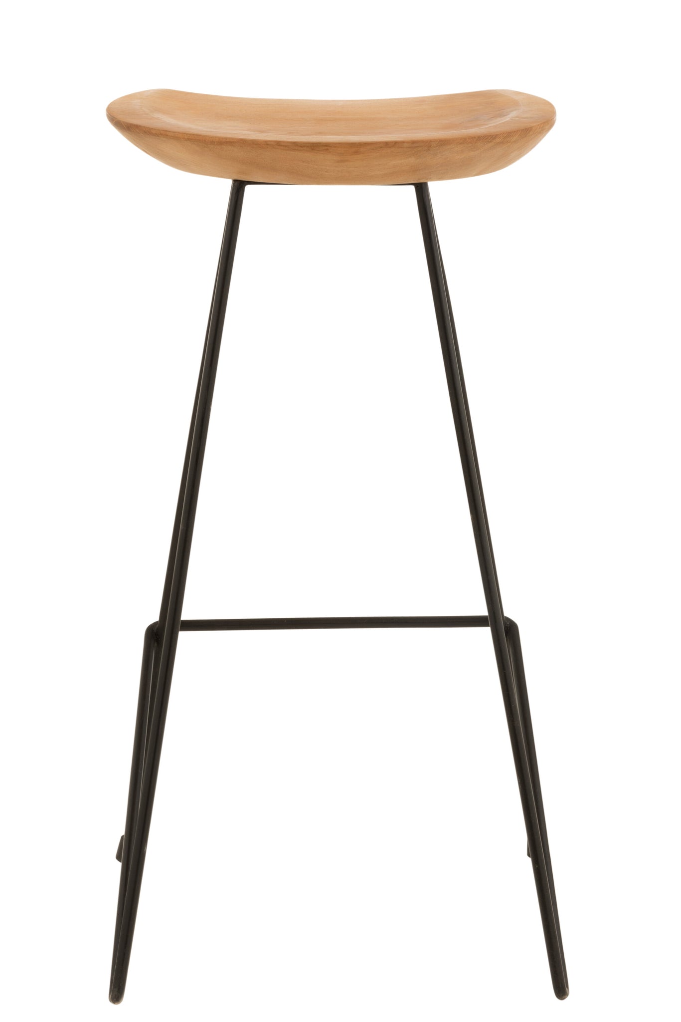 J-LINE BARKRUK TEAKHOUT/IJZER NATUREL - Tuincentrum Lopik