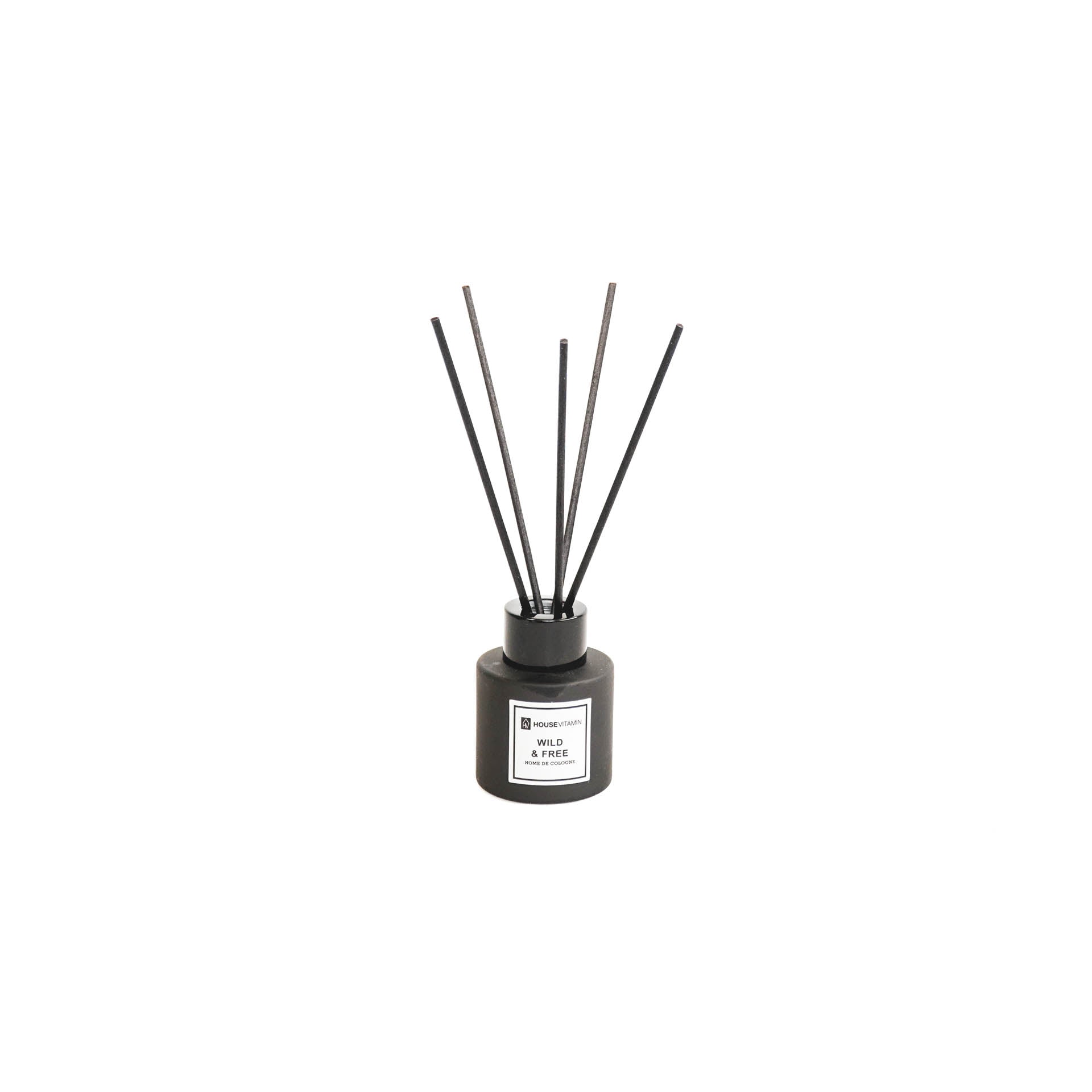 HOUSEVITAMIN REED DIFFUSER GLAS/VEZEL 50ML WILD AND FREE