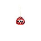 HOUSEVITAMIN KERSTHANGER LIPPEN GLAS ROOD 8,5 CM