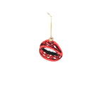 HOUSEVITAMIN KERSTHANGER LIPPEN GLAS ROOD 8,5 CM