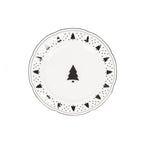 HOUSEVITAMIN BORD XMAS TREE NEW BONE CHINA 19,5 × 19,5 CM