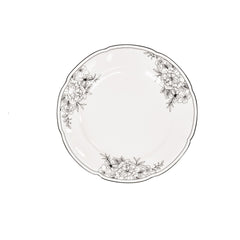 HOUSEVITAMIN BORD LES FLEURS NEW BONE CHINA 19,5 CM