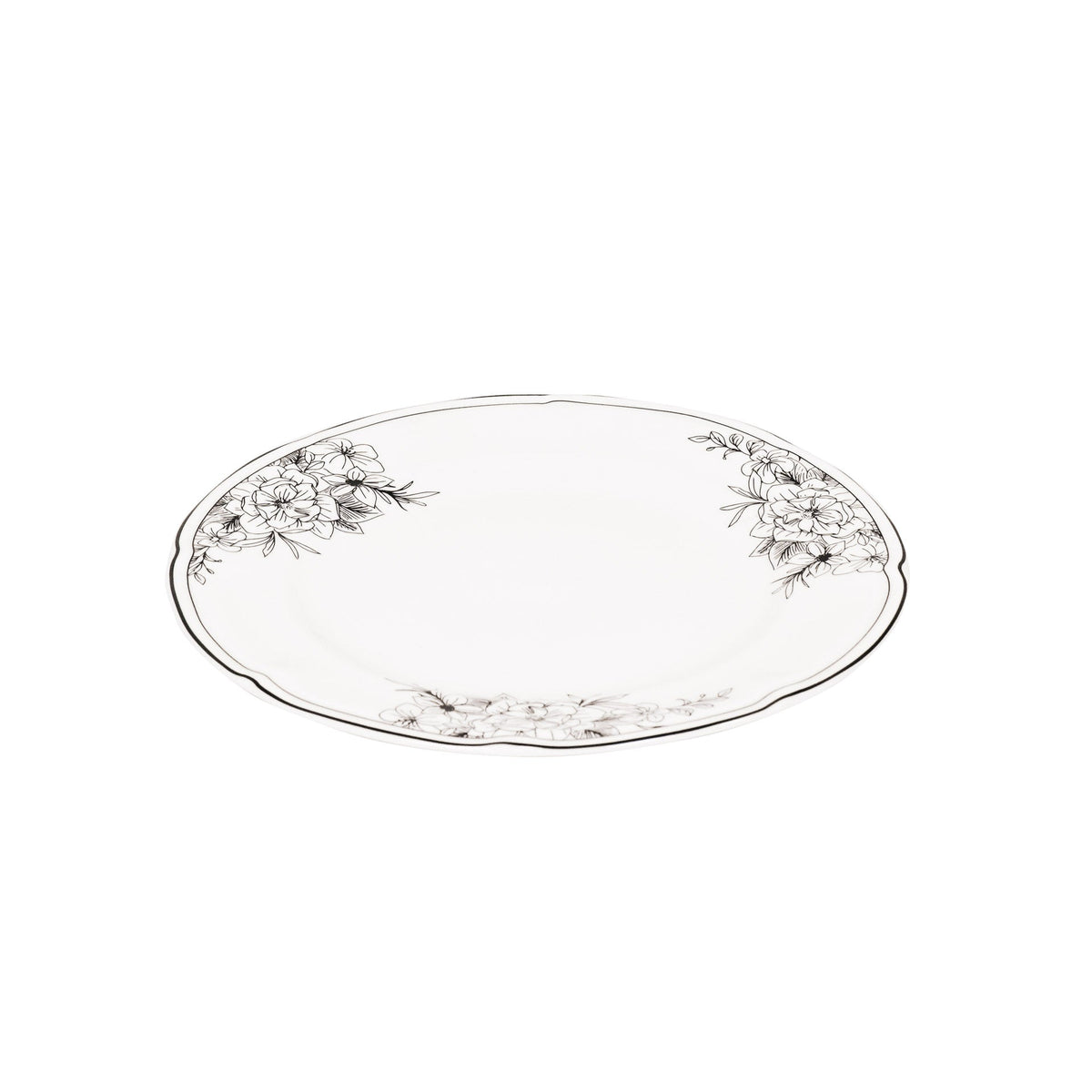 HOUSEVITAMIN BORD LES FLEURS NEW BONE CHINA 19,5 CM