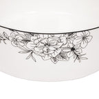 HOUSEVITAMIN KOM LES FLEURS NEW BONE CHINA 17,5 CM