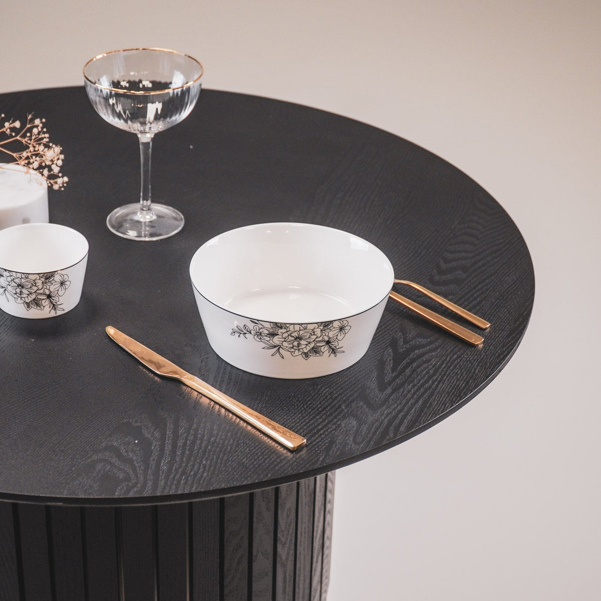 HOUSEVITAMIN KOM LES FLEURS NEW BONE CHINA 17,5 CM