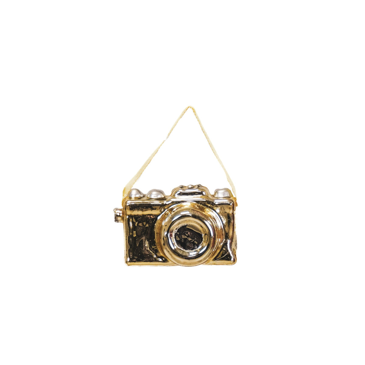 HOUSEVITAMIN KERSTHANGER CAMERA GLAS GOUD 8 CM