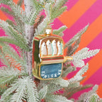 HOUSEVITAMIN KERSTHANGER SARDINES GLAS BLAUW/GOUD 10 CM