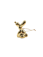HOUSEVITAMIN KERSTHANGER BALLOON DOG KERAMIEK GOUD 6,5 CM