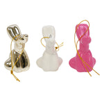HOUSEVITAMIN KERSTHANGER BALLOON DOG KERAMIEK ROZE 6,5 CM