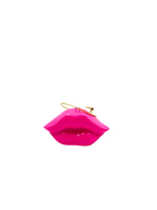 HOUSEVITAMIN KERSTHANGER LIPPEN KERAMIEK NEONROZE 6,5 CM