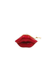 HOUSEVITAMIN KERSTHANGER LIPPEN KERAMIEK ROOD 6,5 CM
